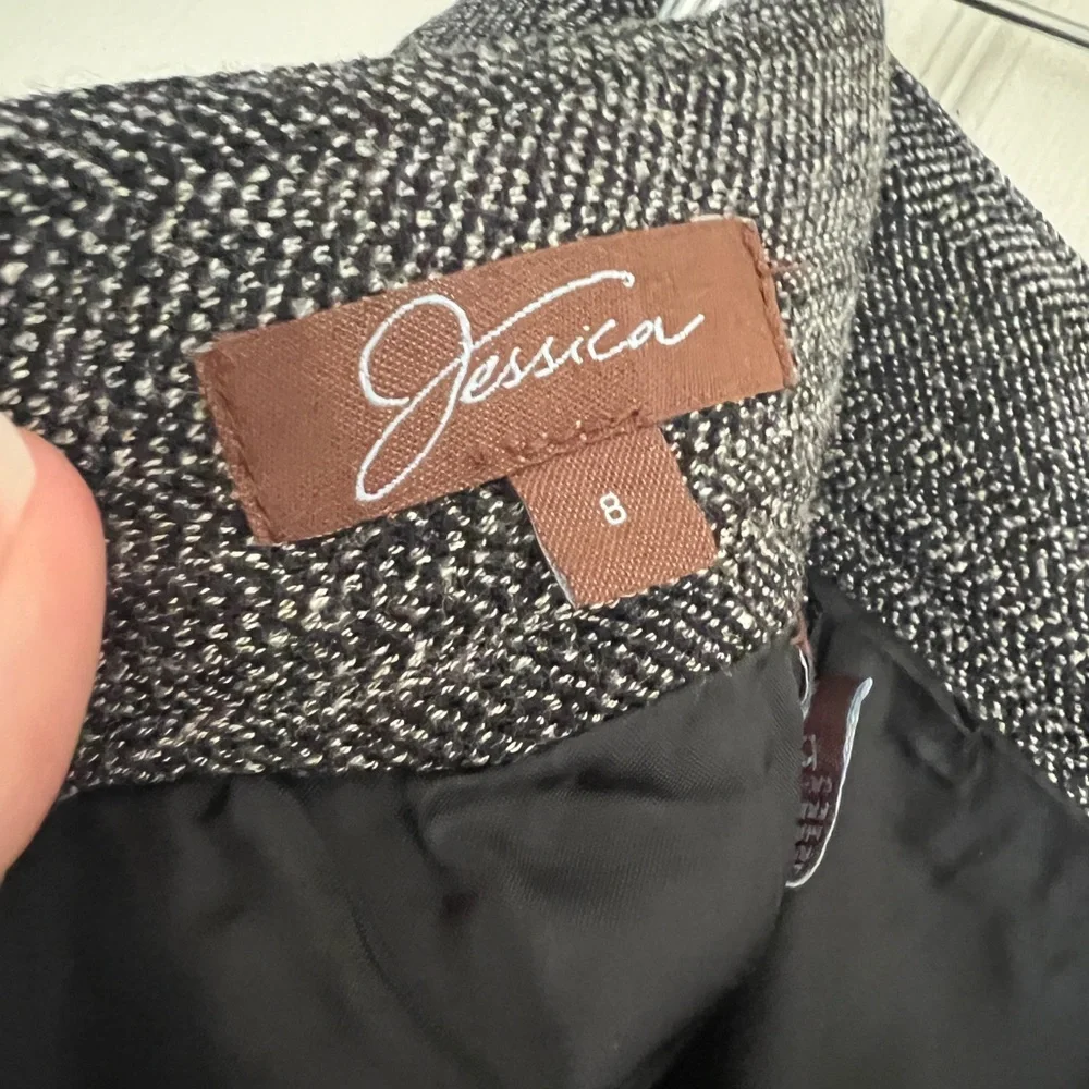 Jessica Heather Gray A-Line Skirt - Picture 6 of 10